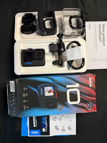 GoPro hero 10 black + caixa estanque + capa de silicone