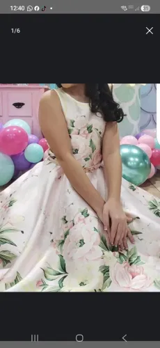 Vestido de festa infantil