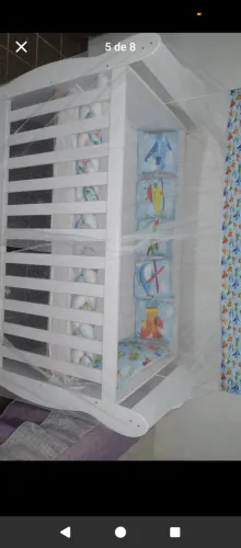 Berço novo q vira cama