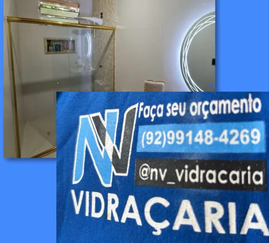 Box para banheiro somente em vidro temperado