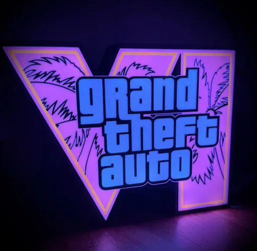 GTA 6 GTA Vi Luminária Led