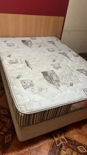 Cama box + colchão casal