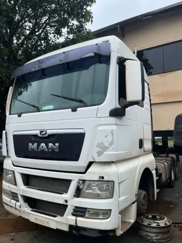 Sucata MAN TGX ( cabine, motor, caixa cambio, diferencial, truck e etc...)