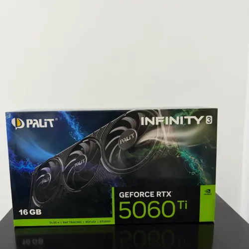 Placa de Vídeo Palit NVIDIA GeForce RTX 5060 Ti Infinity 3, 16GB