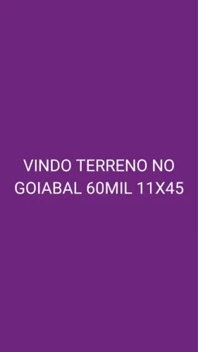 Terreno no Goiabal