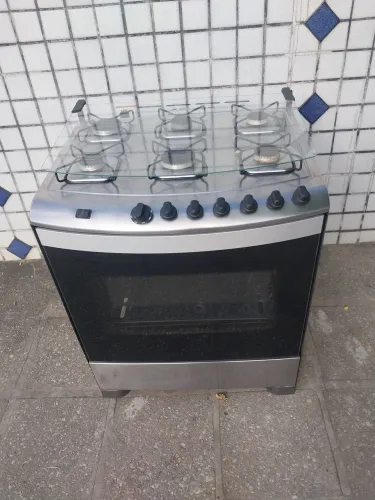 Fogão Brastemp inox