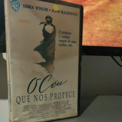 fita de vídeo vhs filme " o céu que nos protege " ( The Sheltering Sky ) Romance - Legenda