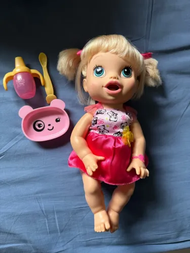 baby alive hora de comer loira