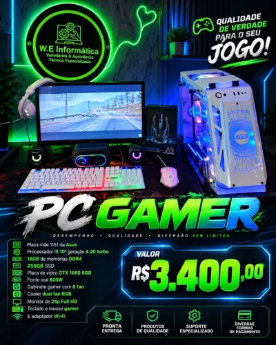 Computador completo GAMER.