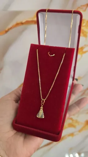 Corrente + Pingente ouro 18 Macisso