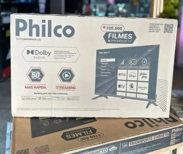 Smart Tv Philco 32" HDR10 Lacrada Com Nota
