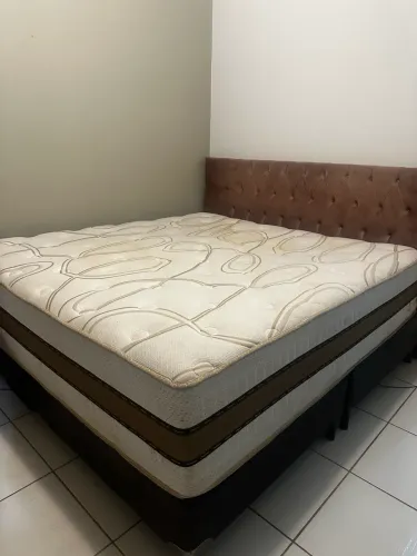 Cama King Size Ortobom completa