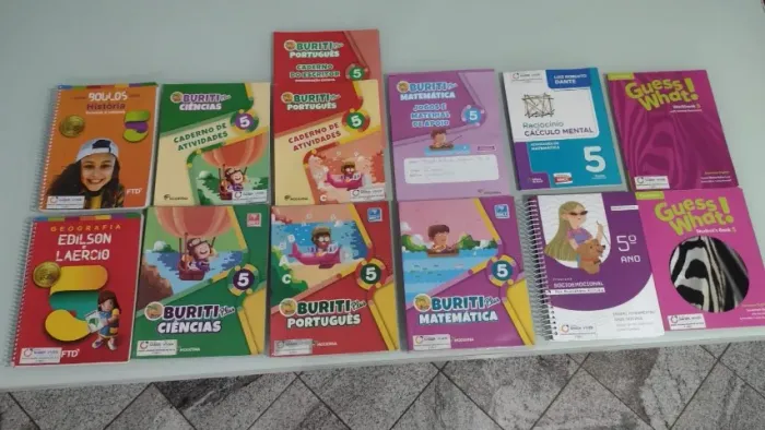 Livros diversas matérias do 5° Ano