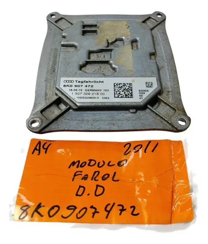 Módulo Reator Xenon Lado Direito Audi A4 2.0 Ano 2011 2012 Preto