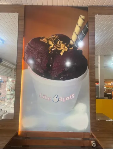 Painel sorveteria açaí