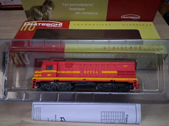 LOCOMOTIVA HO U22CU RFFSA FRATESCHI PRODUTO NOVO 