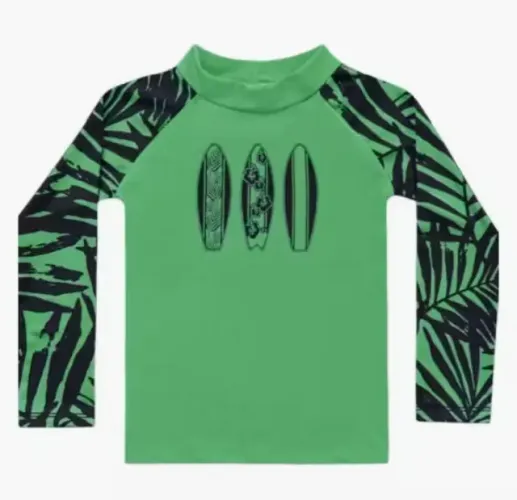 Camisa proteção UV infantil 6 fakini