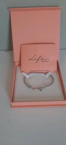 Pulseira Vivara Life de prata com nota fiscal