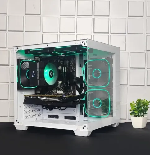 PC Gamer Ryzen 5 2600, RX 580 8 GB, 16 GB, SSD 480 GB