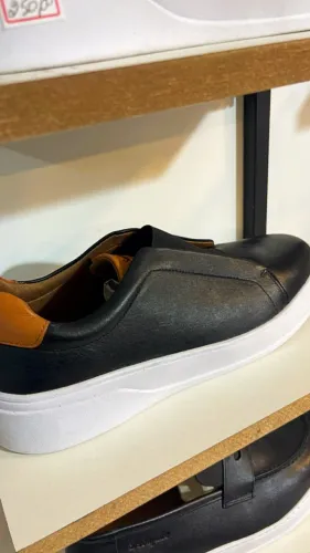 Sapato esporte fino couro legítimo 
