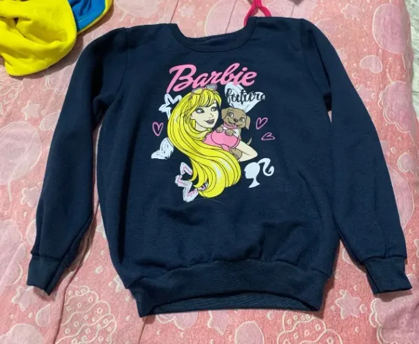 Blusa moletom infantil - Tamanho 8 anos 