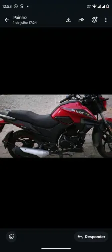 Moto vermelha