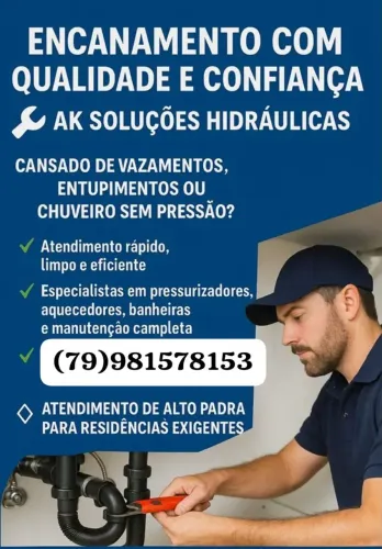 Serviços de Encanador