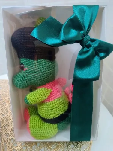 Brinquedo Dinossauro amigurumi