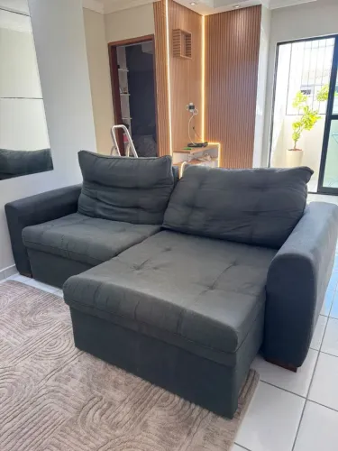Sofa retrátil madeira maciça