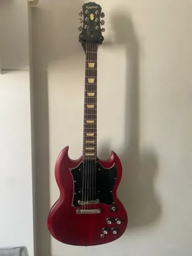 Guitarra Epiphone SG Custom Shop Angus Young ESTUDO TROCAS - LEIA DESCRIÇÃO