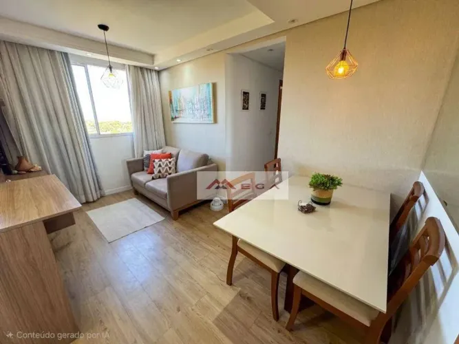 Apartamento para venda e locação no Condomínio Cachoeira dos Ventos no Jd. Von Zuben em Ca