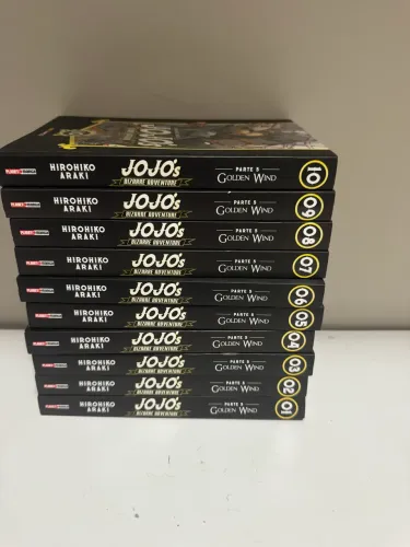 JoJos Bizarre Adventure Golden Wind Completo Semi-Novo Perfeita Condição