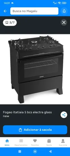 Vendo fogão Itatiaia 5 bocas