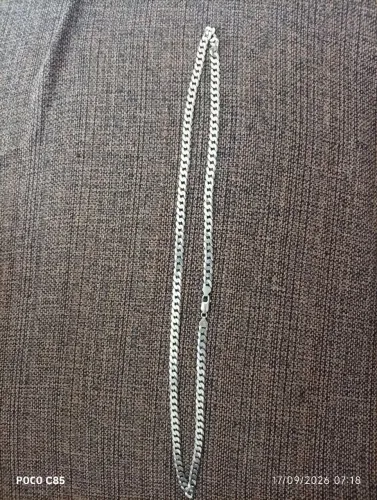 Prata 925 8 mm 80 cm com nota fiscal e garantia