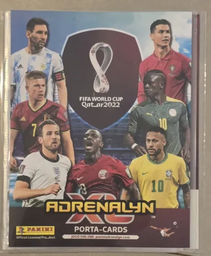 lote de 10 Folders pasta porta cards Copa do mundo FIFA