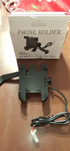 Suporte de Celular para Moto ou Bike com Carregador USB Integrado