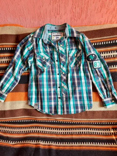 Camisa xadrez infantil