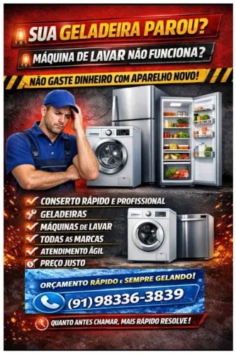 Concerto de geladeira freezer refrigeração 
