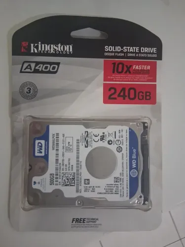 HD Western Digital WD Blue 500GB SATA - Para Notebook