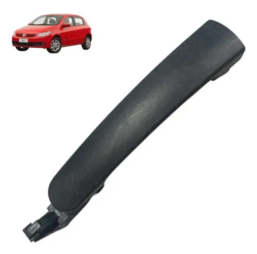 Macaneta Vw Gol Saveiro Externa Puxador G5 G6 G7 2012 2023 Preto Dianteira/traseira