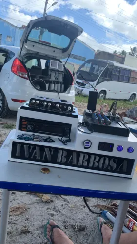 Vendo som ou troco em moto