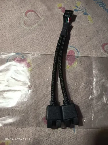 USB 9 PINOS SPLITTER DUPLICADOR PLACA MÃE GABINETE