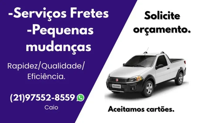 Frete o mais barato da baixada 