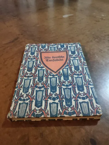Livro Antigo 1926 - Alte Deutsche Tierfabeln (Fábulas Alemãs) - Eugen Diederichs