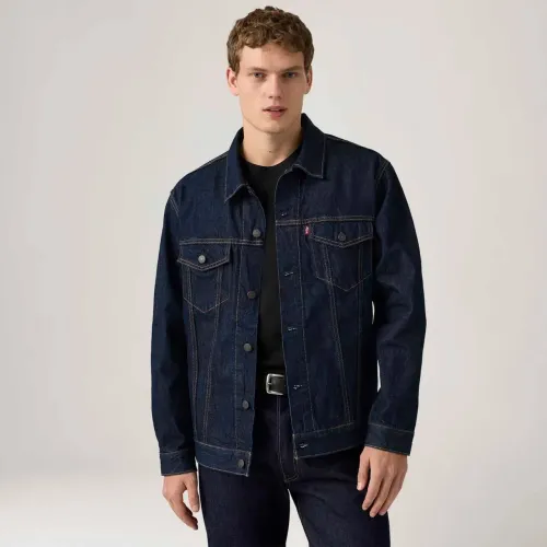 Jaqueta Jeans Levi's Trucker Lavagem Escura m