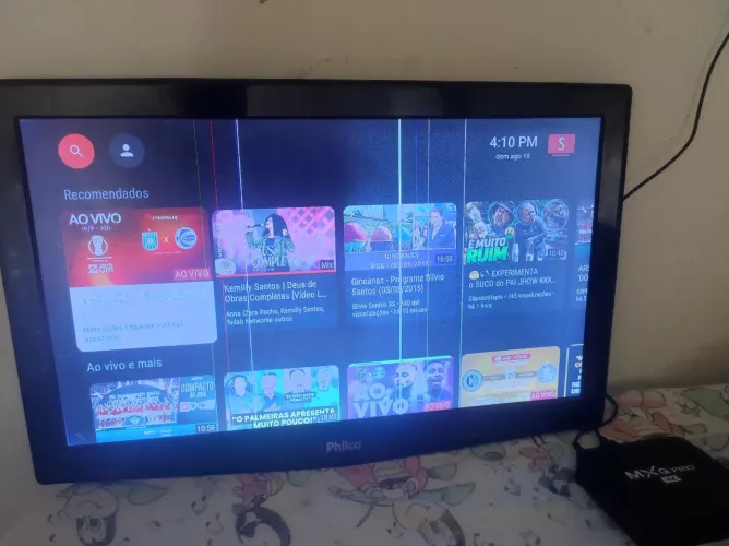 Tv Philco 24p com listras