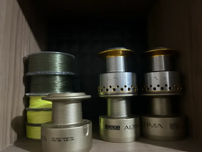 Kit carretel para molinete altima e linhas