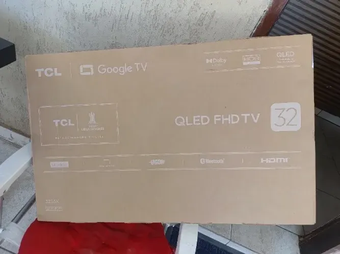 Smart TV Televisão TCL 32 Polegadas QLED Full HD Google TV Lacrada