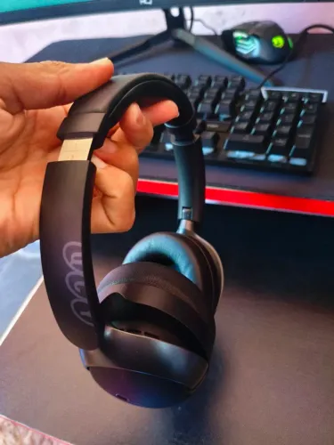 Headset Qcy H3 Pro Bluetooth 5.4 Multiponto 55h Cor Preto
