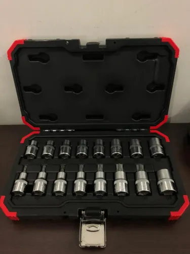 KIT SOQUETE TX PROFISSIONAL 16PCS